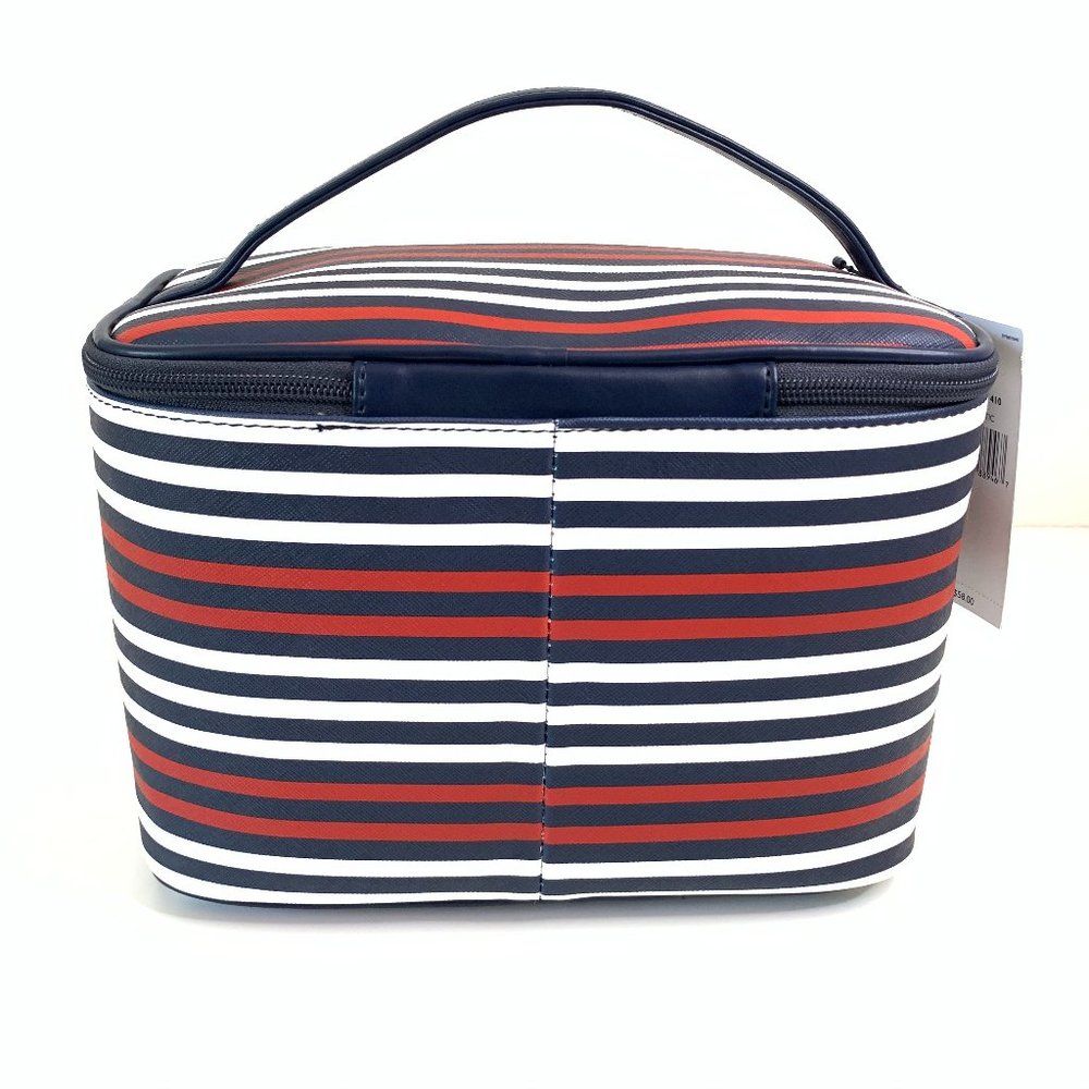 Tommy Hilfiger Cosmetic Travel Bag Blue and White - Picture 7 of 10